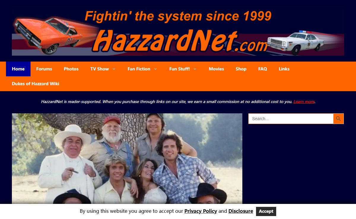 Home - HazzardNet - Dukes of Hazzard Fan Site
