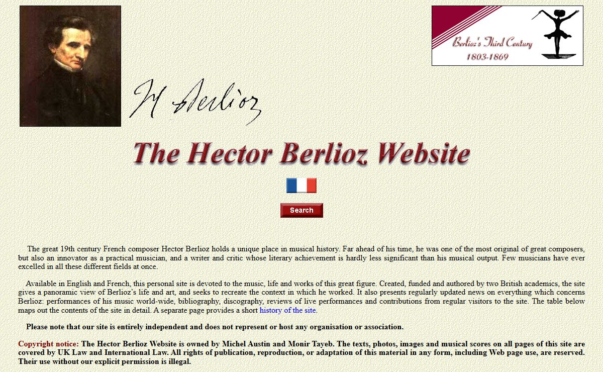 The Hector Berlioz Website - Devoted to Berlioz’s life and works