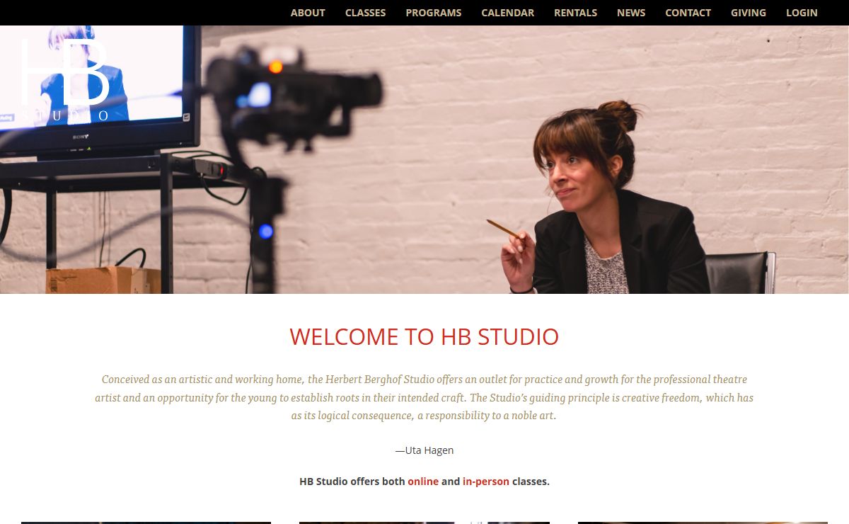HB Studio | One of the Original Acting Studios in NYC