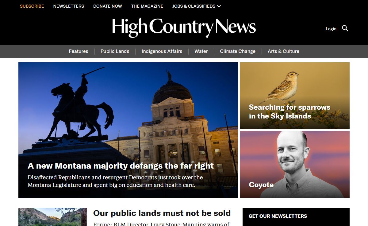 Home - High Country News