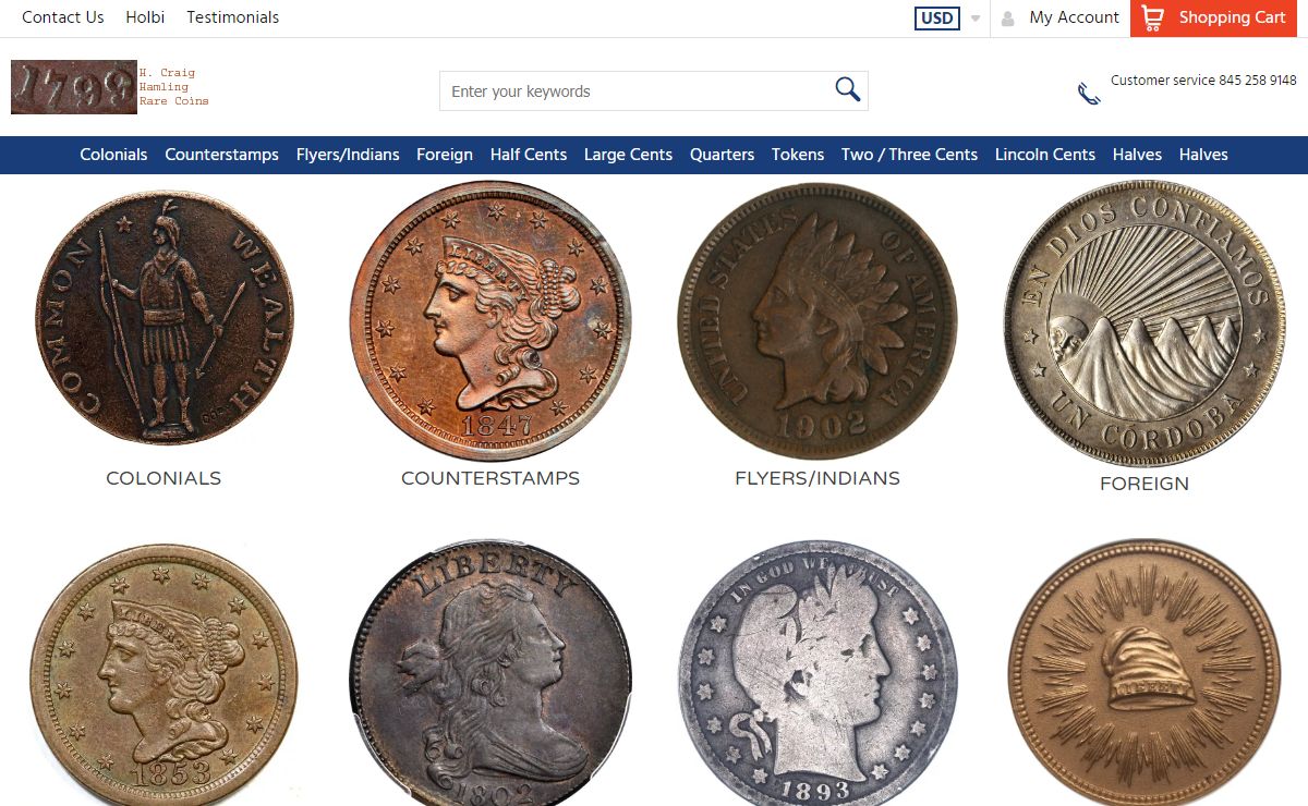 H. Craig Hamling Rare Coins