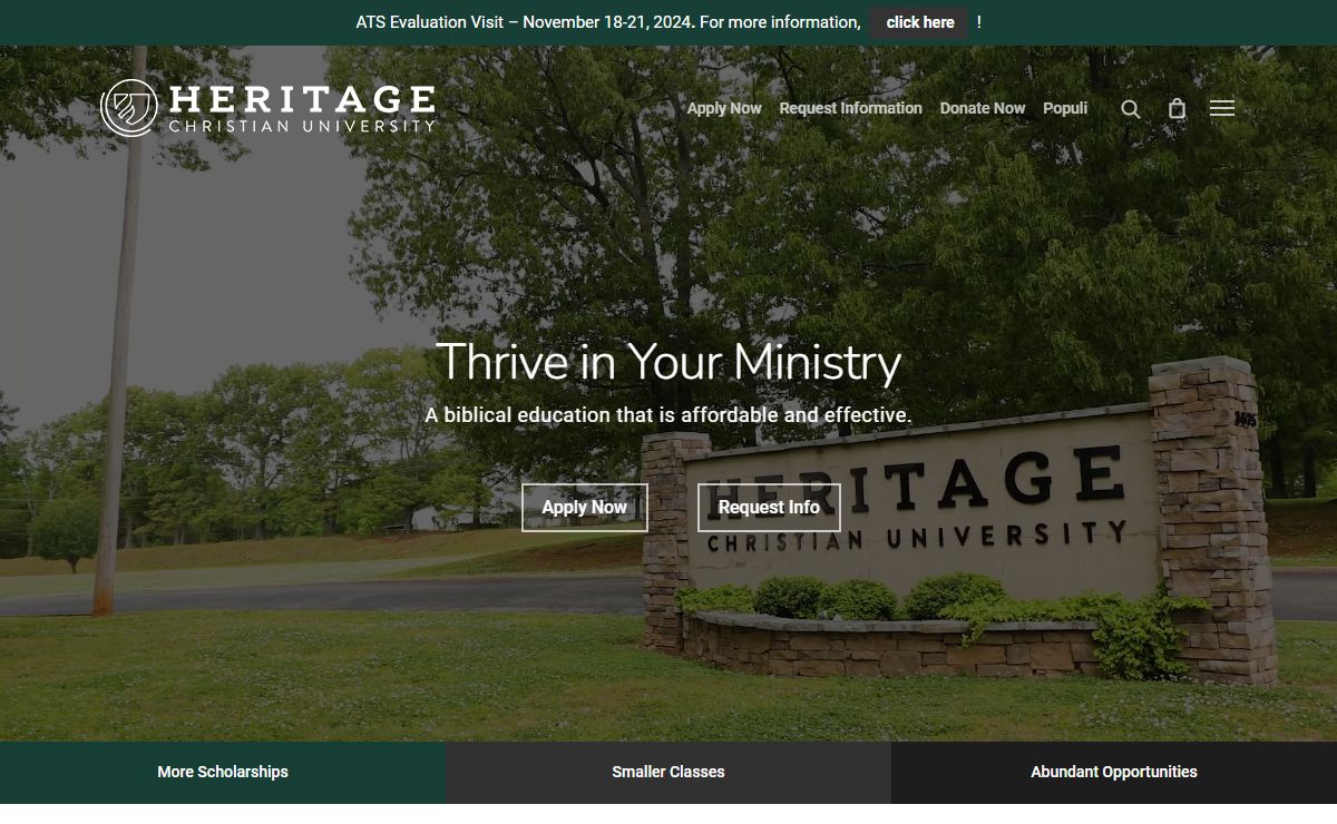 HCU - Heritage Christian University - Florence, Alabama