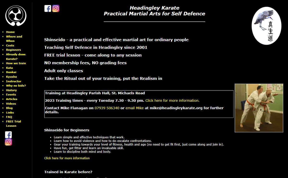 Headingley Karate - Practical Martial Arts for Self Defence