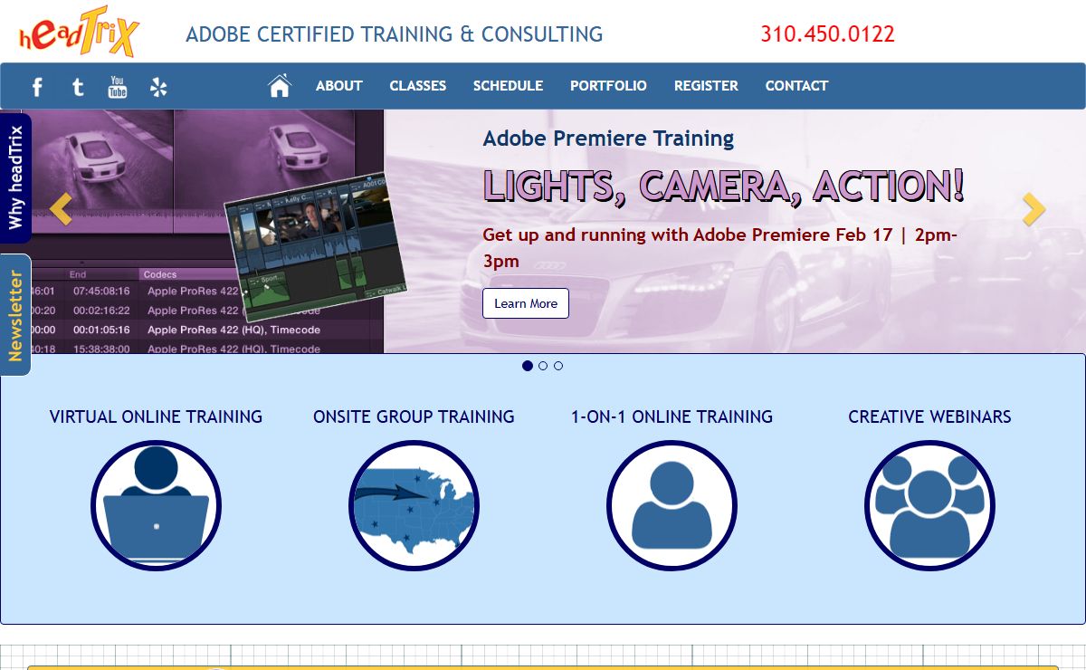 Adobe Certified Training & Consulting | Instructor-Led Creative Cloud Training Classes | ONLINE & ONSITE TRAINING| headTrix, Inc.