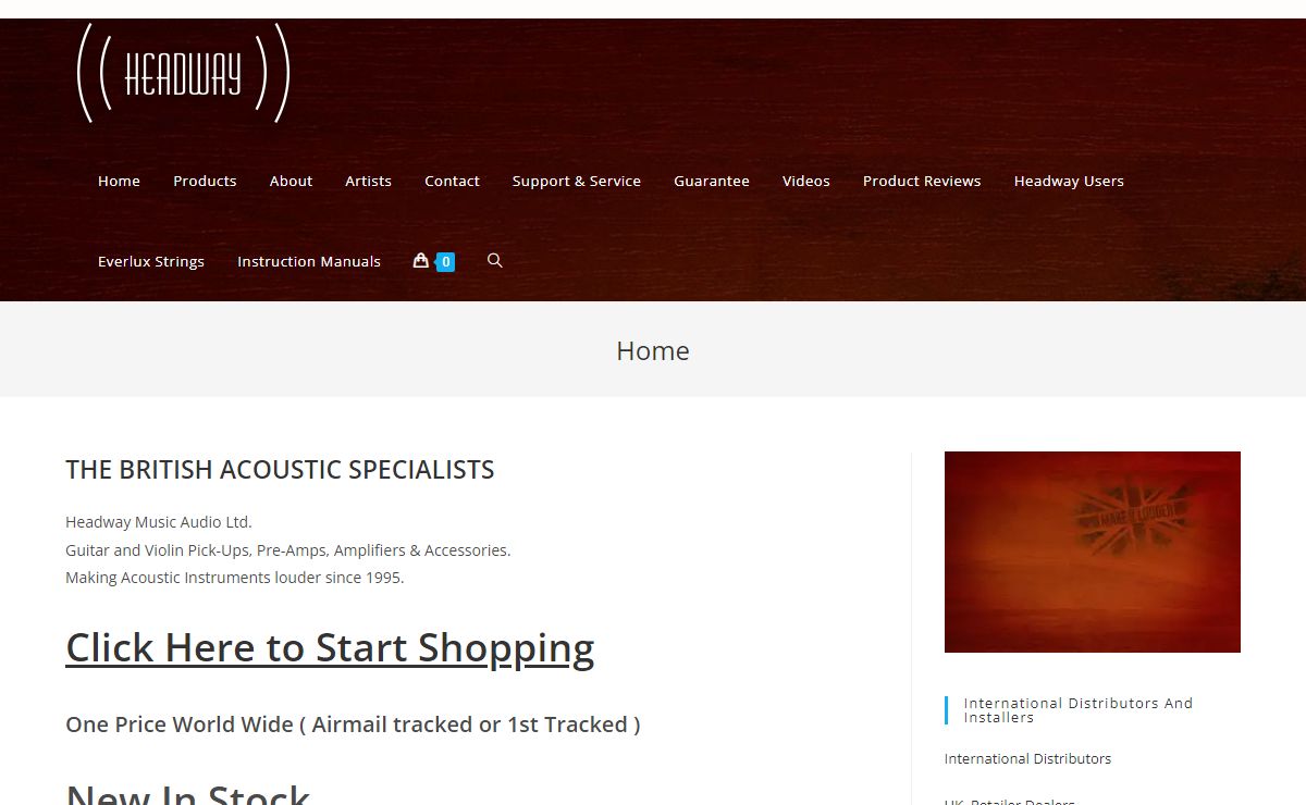 Headway Music Audio – Acoustic Pick Ups and Pre Amps