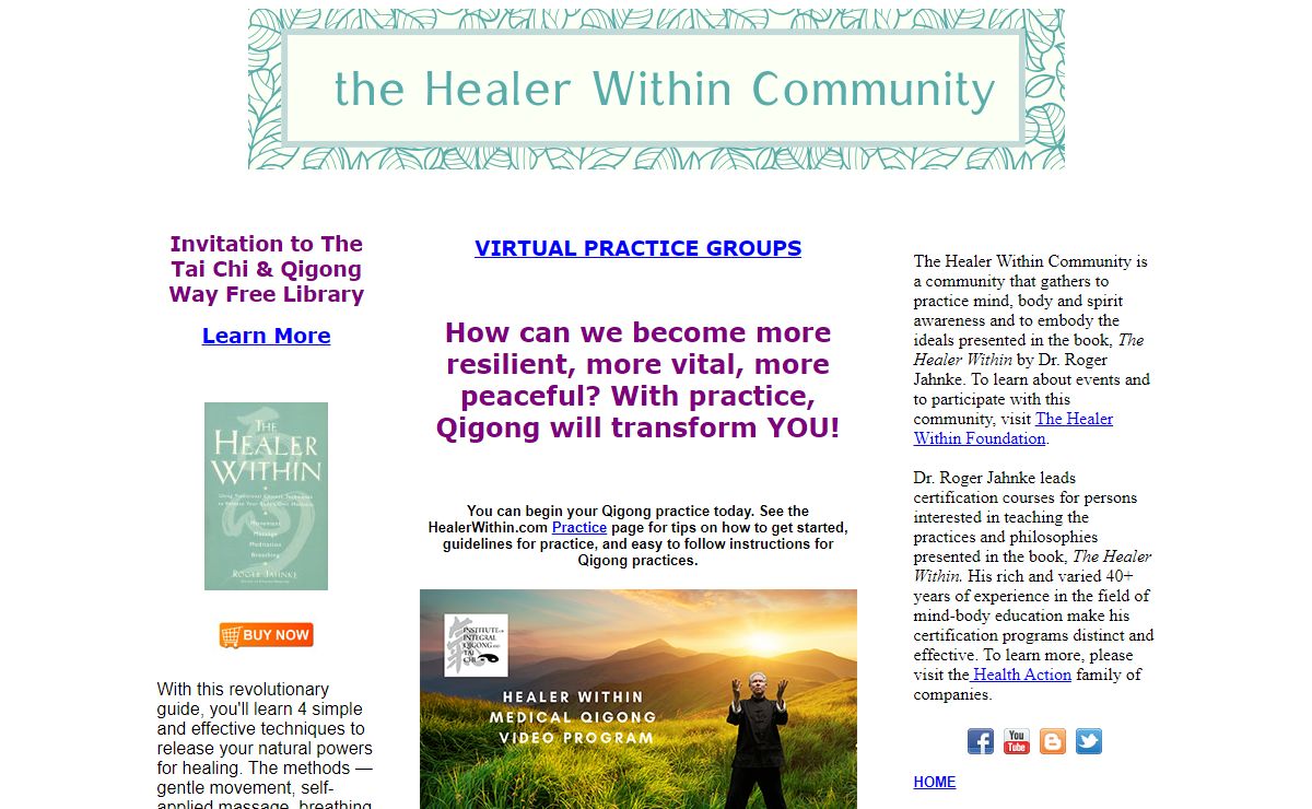 Healer Within Qigong and Tai Chi Community