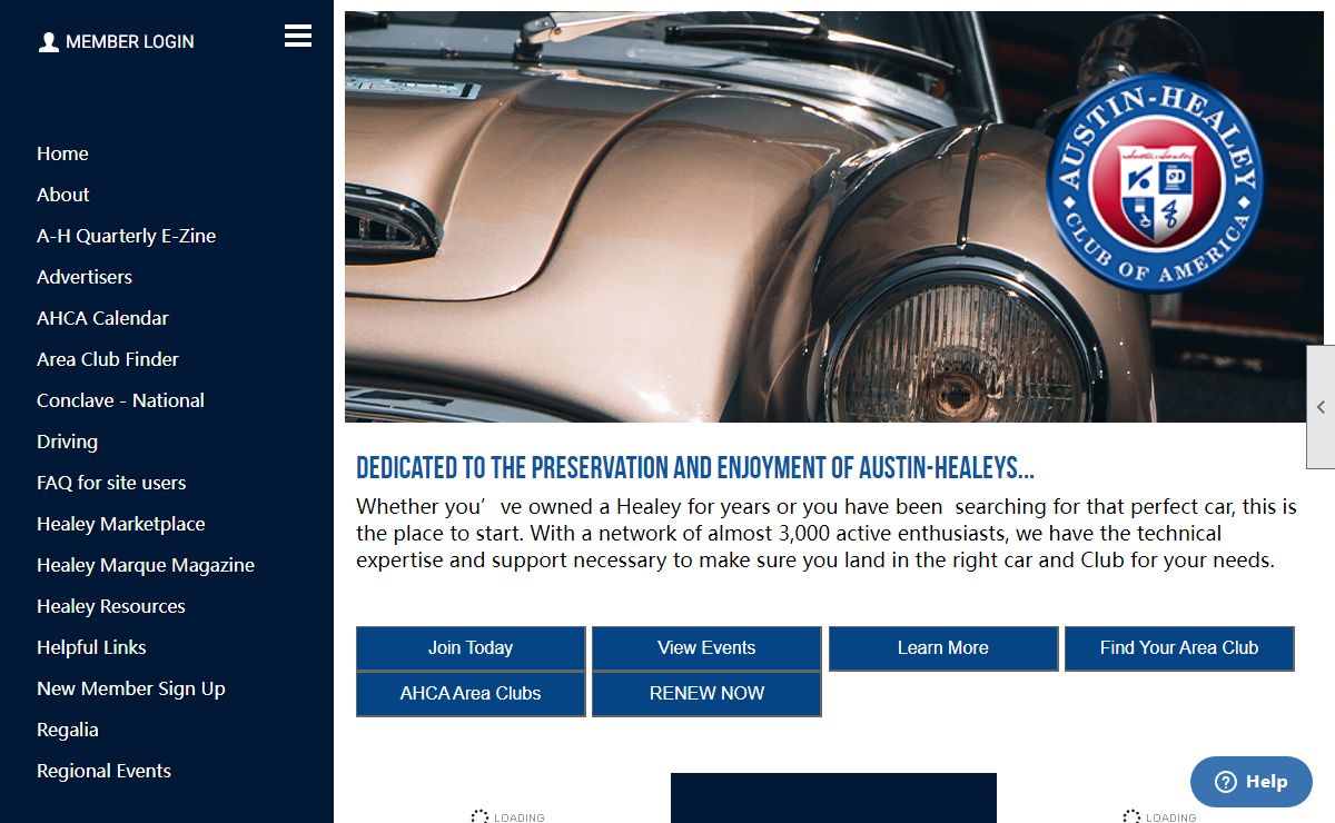 Home - Austin Healey Club of America, Inc.