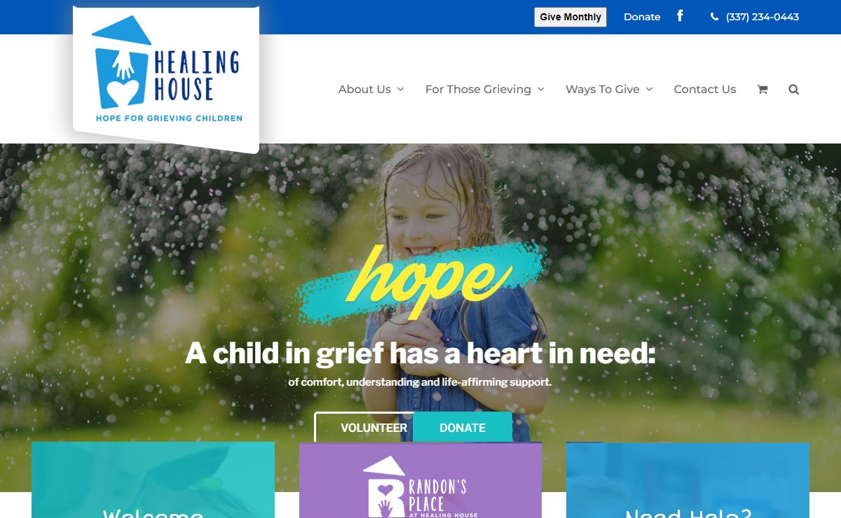 Healing House - Lafayette, Louisiana - Grief Support Center