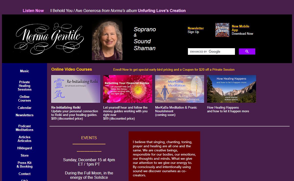 Healing Chants / Norma Gentile