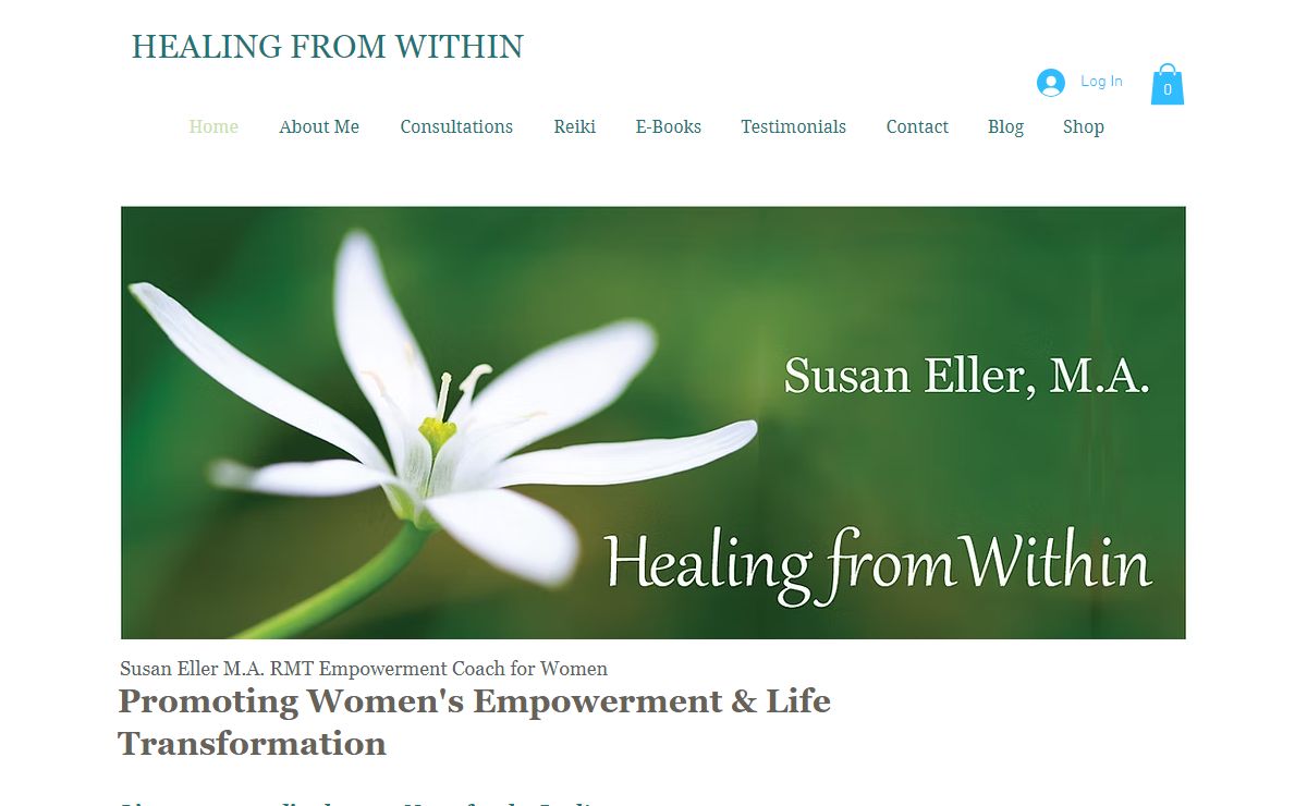 Susan Eller M.A. RMT, Empowerment Coaching for Women