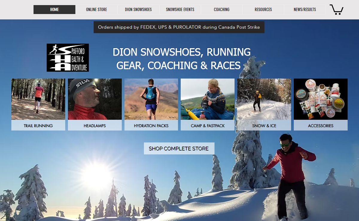 Spafford Health and Adventure | Dion Snowshoes Canada
