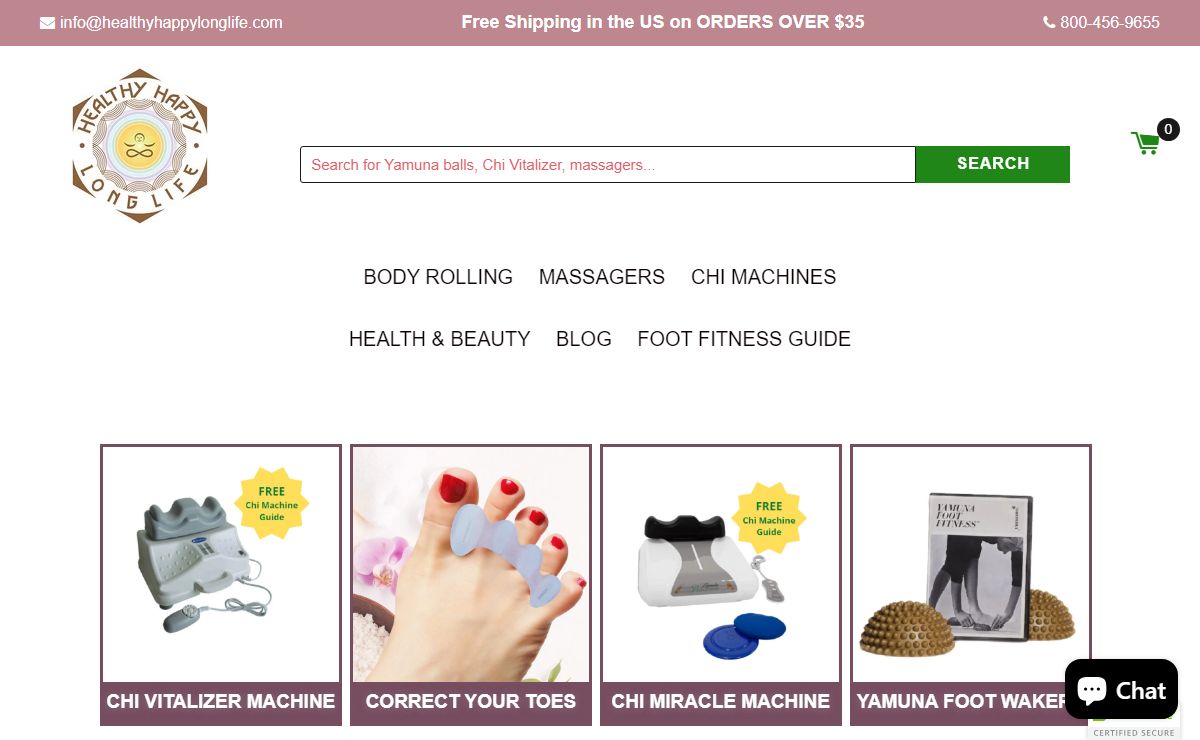 Healthy Happy Long Life Your store for powerful wellness tools