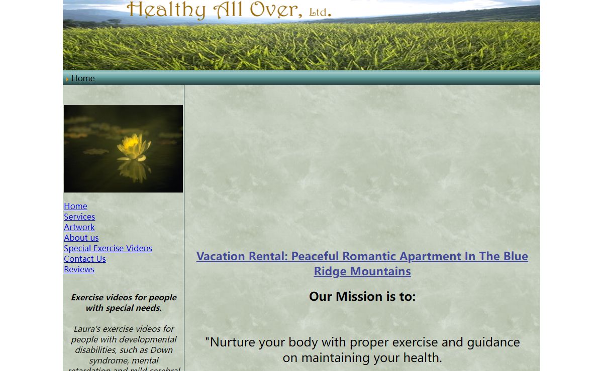 Healthy All Over LTD - Home