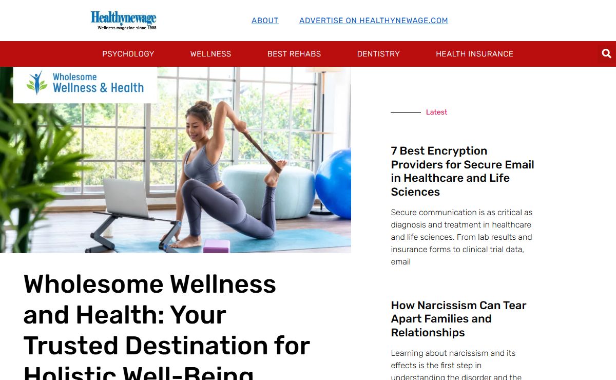 homepage - Healthynewage.com
