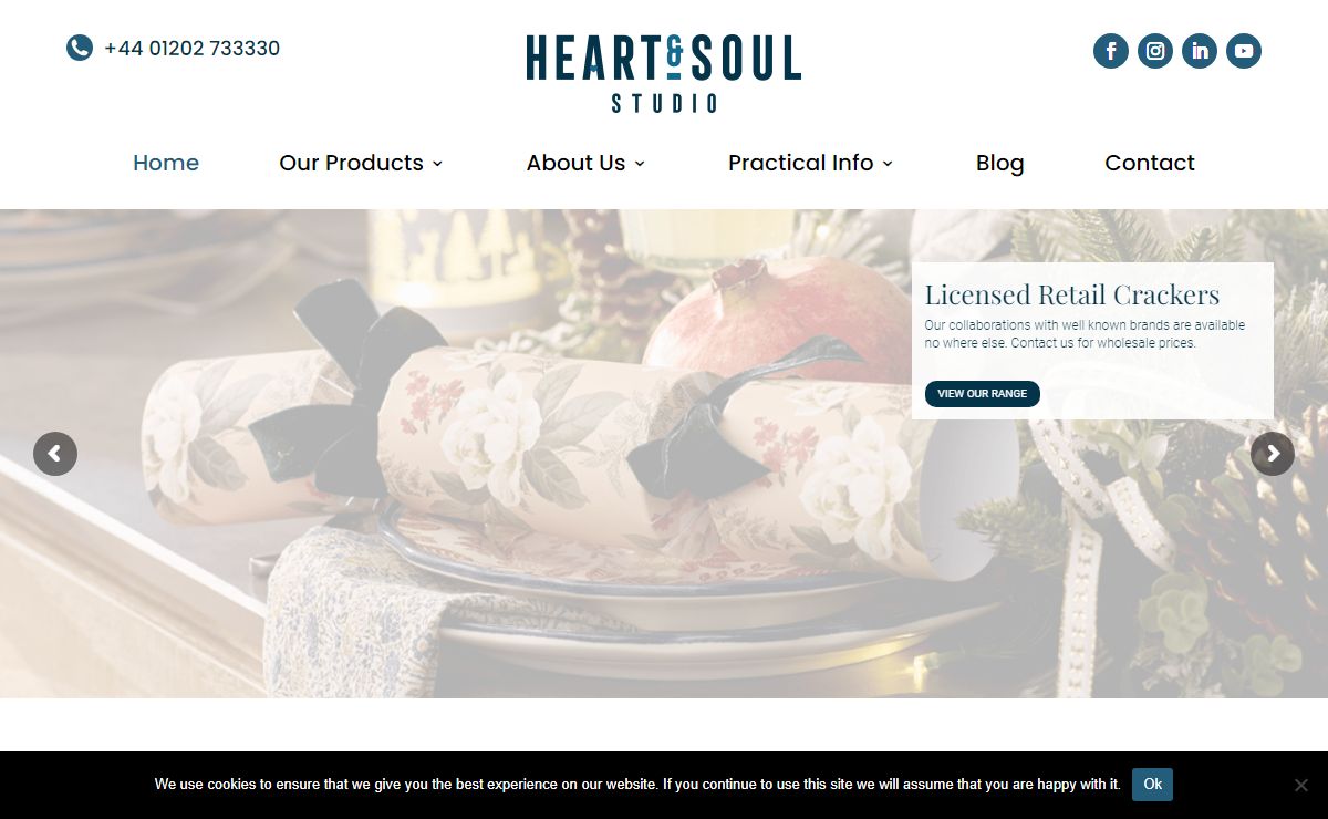 Heart & Soul Studio - Premium Wholesale Christmas Crackers