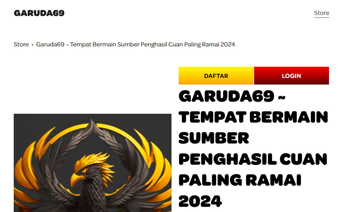 Garuda69 ~ Tempat Bermain Sumber Penghasil Cuan Paling Ramai 2024 — Garuda69