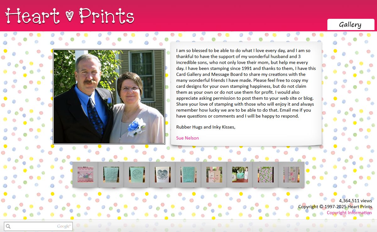 Home Page · Heart Prints