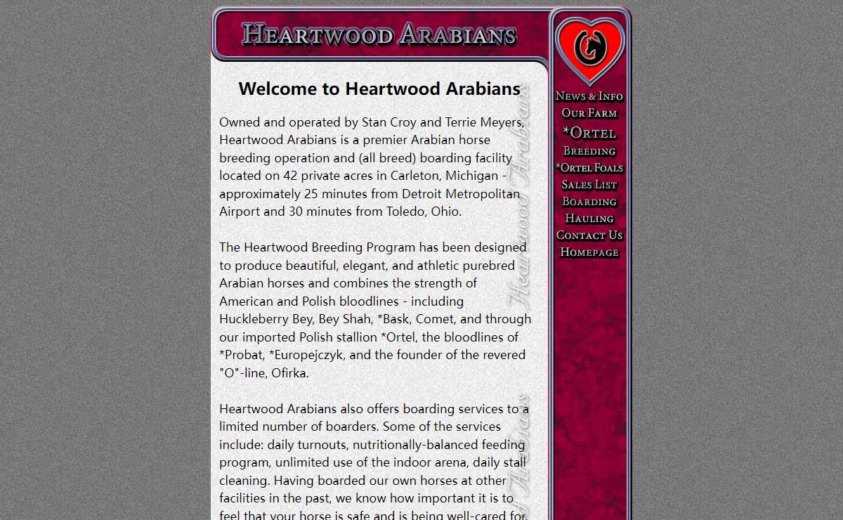 Arabian Horses of Heartwood Arabians