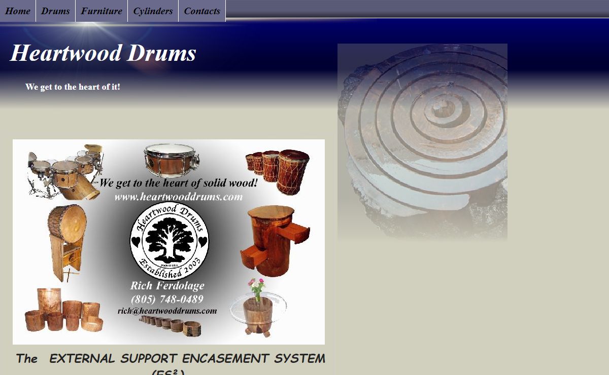 HEARTWOOD DRUMS & CYLINDERS