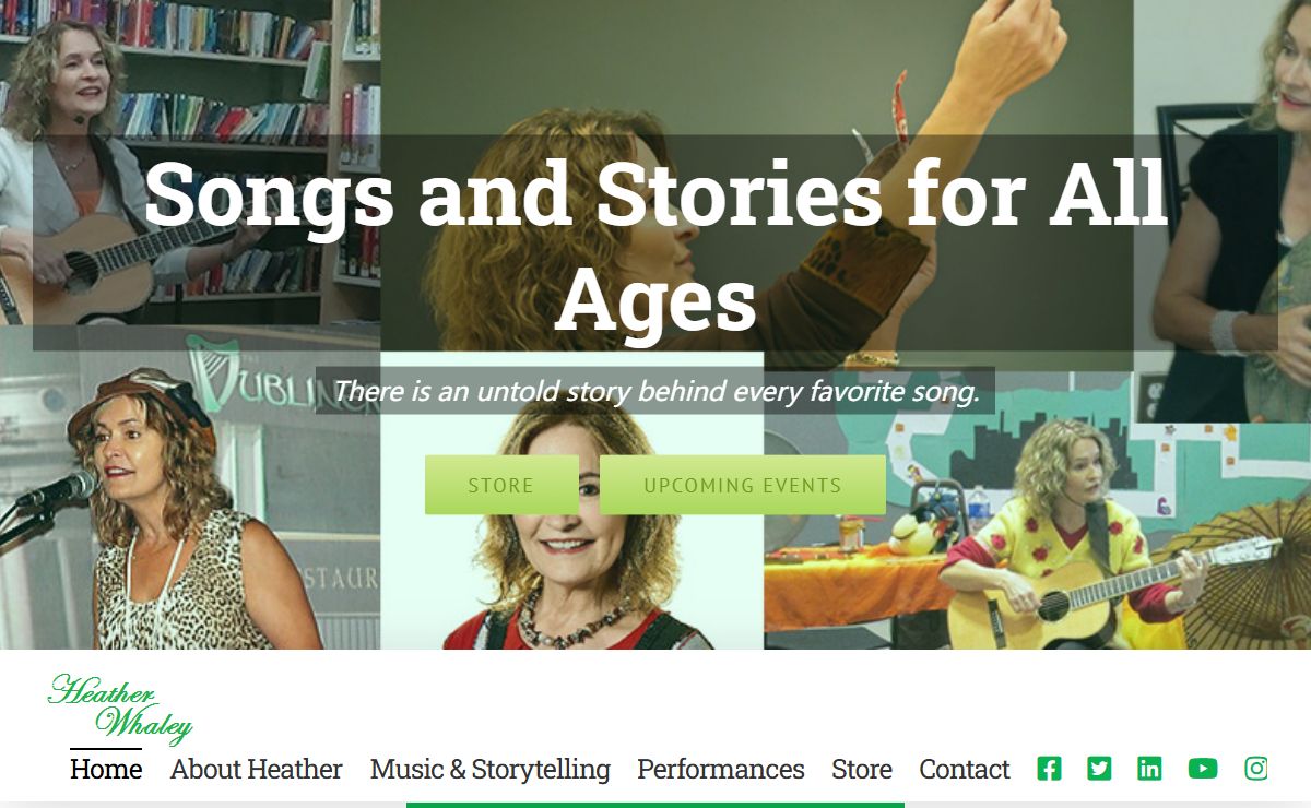 Children's Entertainer, Storyteller & Singer - Heather Whaley %