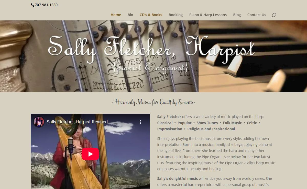 Heavenly Harpist | Soothing harp music