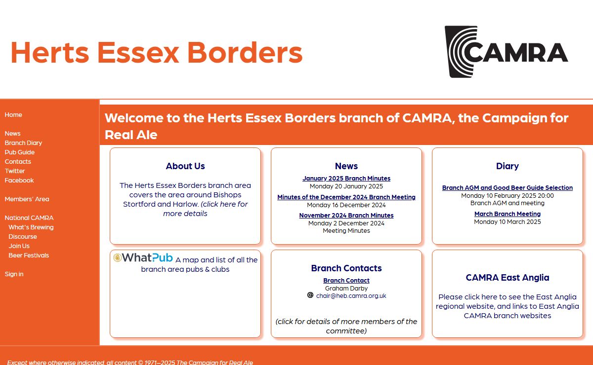 Herts Essex Borders CAMRA