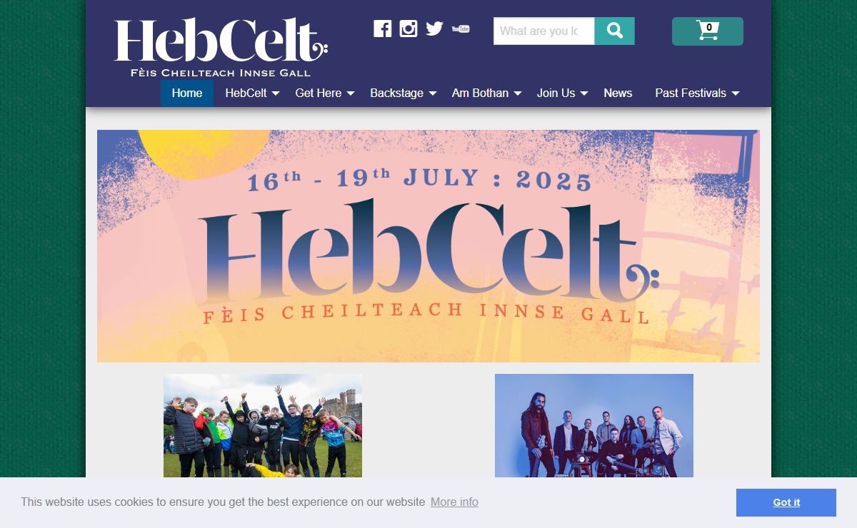 Home :: HebCelt 25 :: Scottish Music Festival