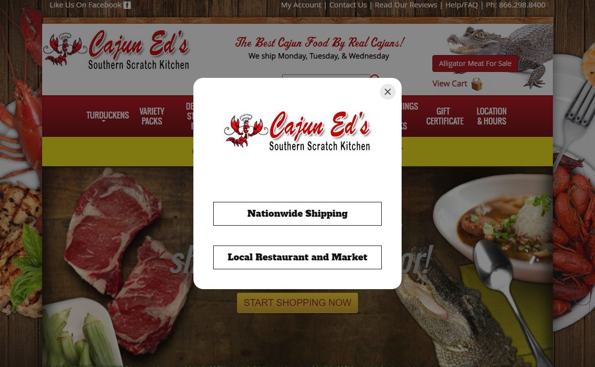 Cajun Ed's Specialty Meats | Turducken, Cajun Food / Creole Restaurant Oklahoma