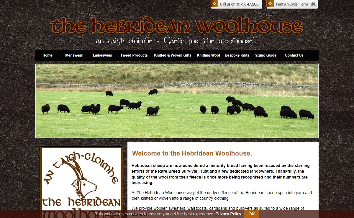 Hebridean Woolhouse | Woollen & Tweed Gifts from Scotland
