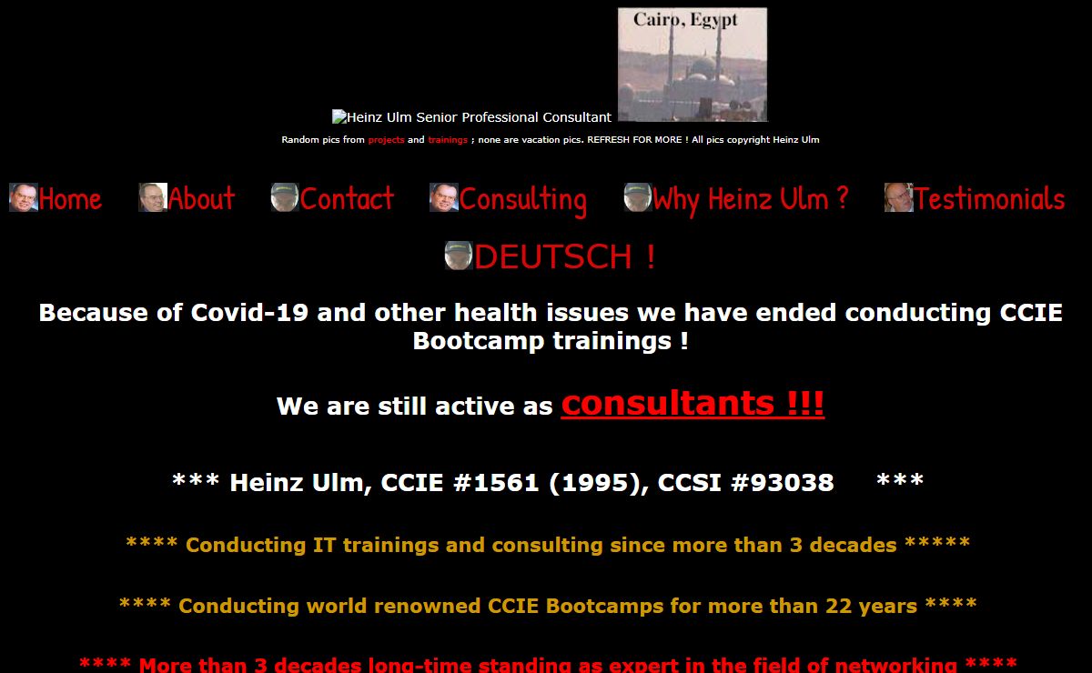 Senior Professional Consultant Heinz Ulm