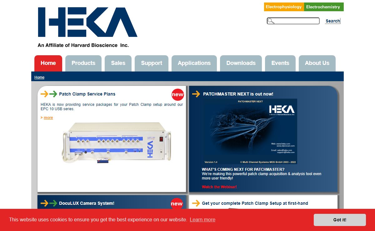 HEKA Elektronik - Patch Clamp Amplifiers, Potentiostats, Galvanostats, Acquisition Software and more...