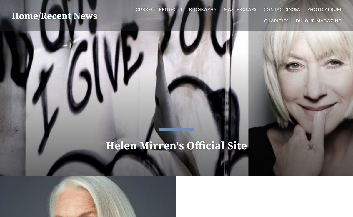 Home/Recent News – Helen Mirren's Official Site