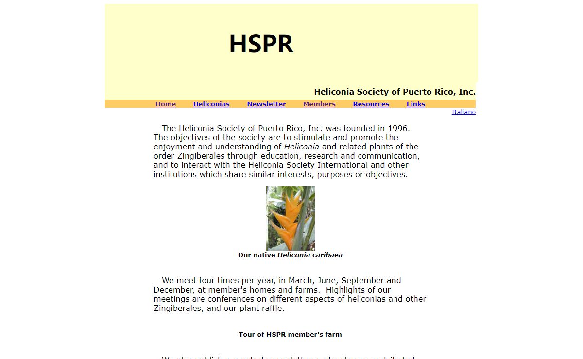The Heliconia Society of Puerto Rico - Home