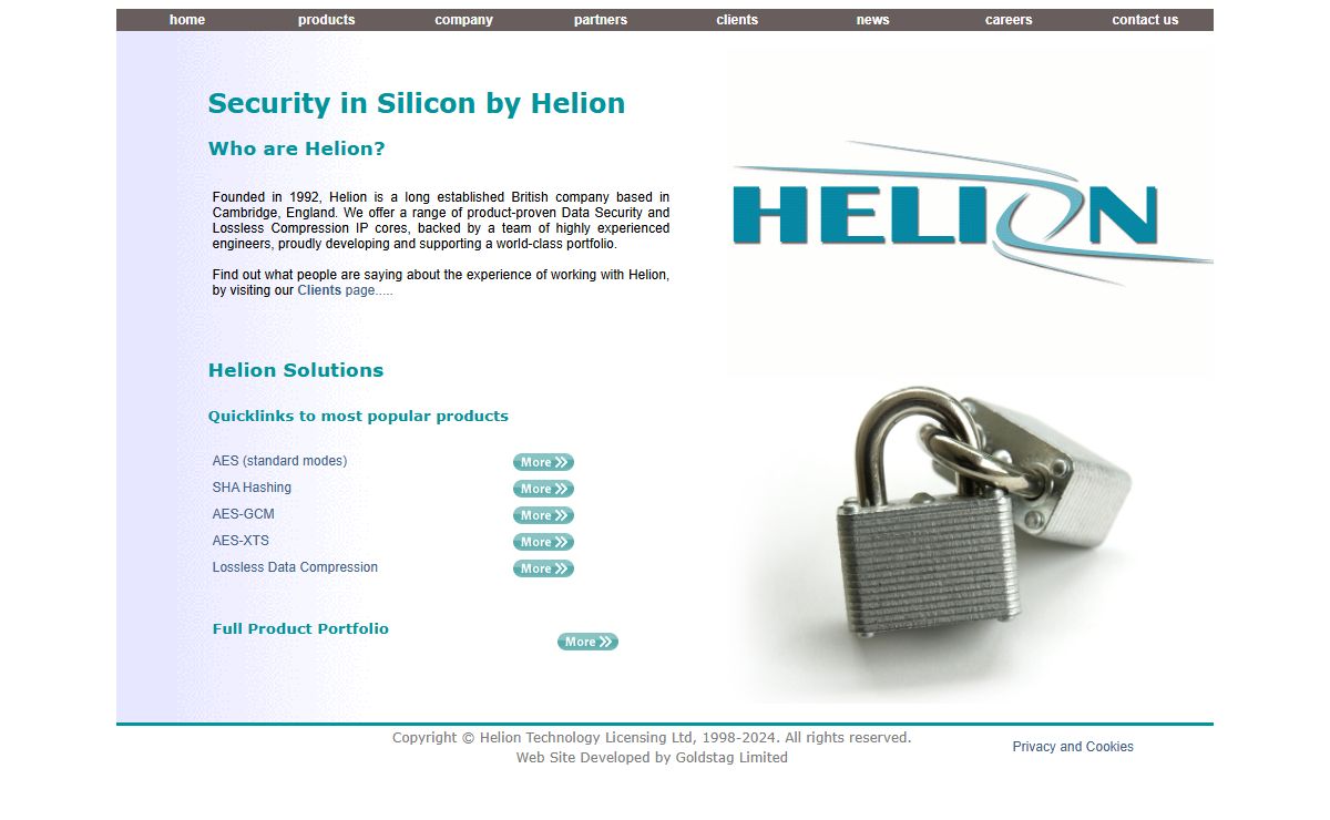 Encryption IP Cores for ASIC and FPGA (Xilinx, Altera, Microsemi) - Helion Technology
