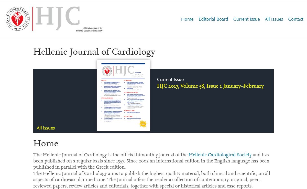 Hellenic Journal of Cardiology