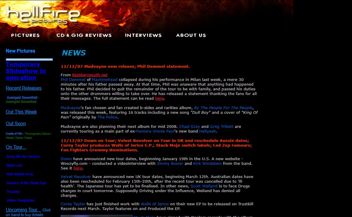 Welcome to Hellfire Pictures