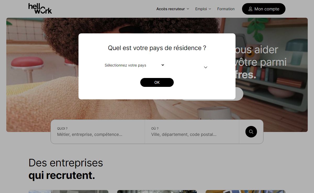 HelloWork | Offres Emploi, Alerte mail, CV et Recrutement en France
