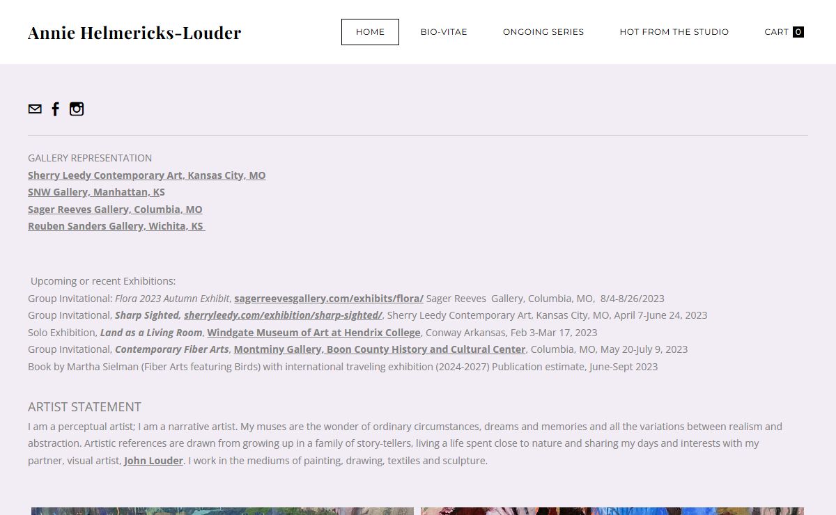 Annie Helmericks-Louder - HOME
