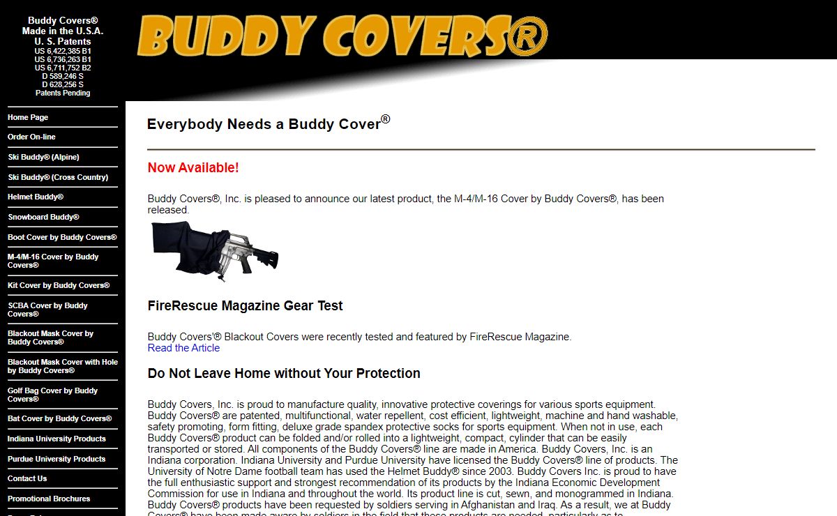 Buddy Covers® manufactures high-grade spandex covers