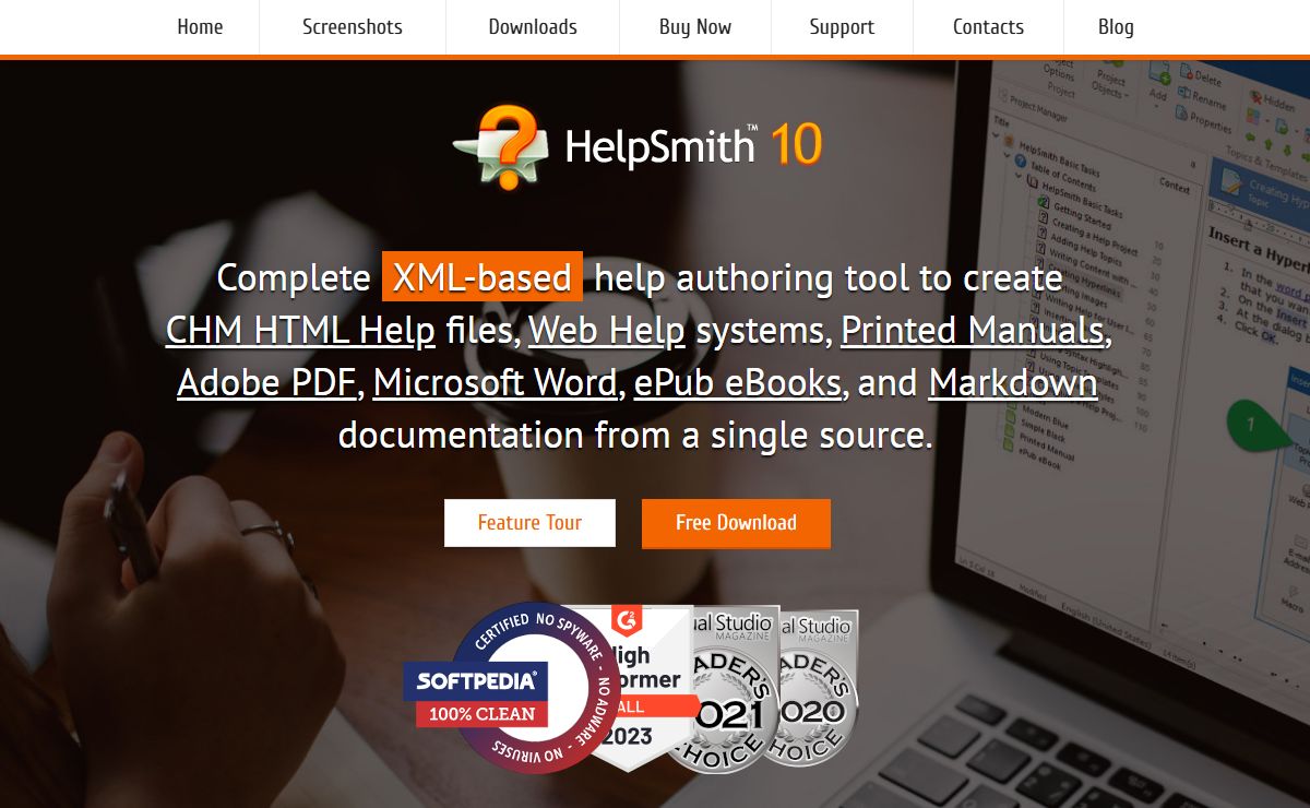 HelpSmith - Help authoring tool to Create CHM HTML Help, Web Help, Printed Manuals, and PDF Documents Easily