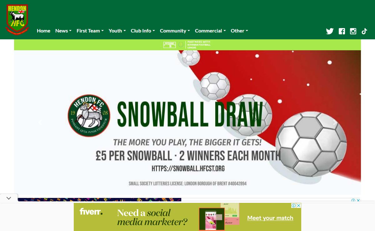 Greensnet - Official Hendon FC: Home