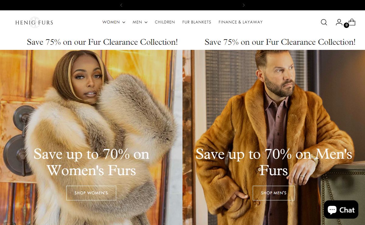 Henig Furs - Fine Furs for Five Generations