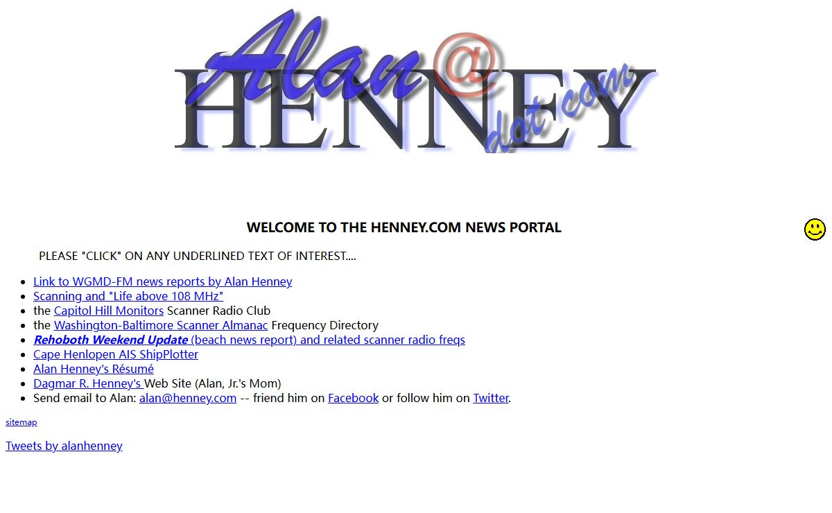 Alan Henney's Homepage