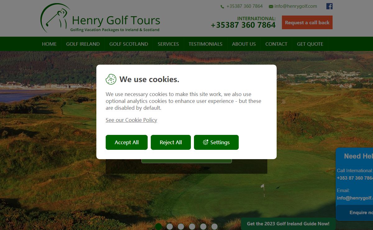 Ireland and Scotland Golf Tour Packages, Golf Vacations