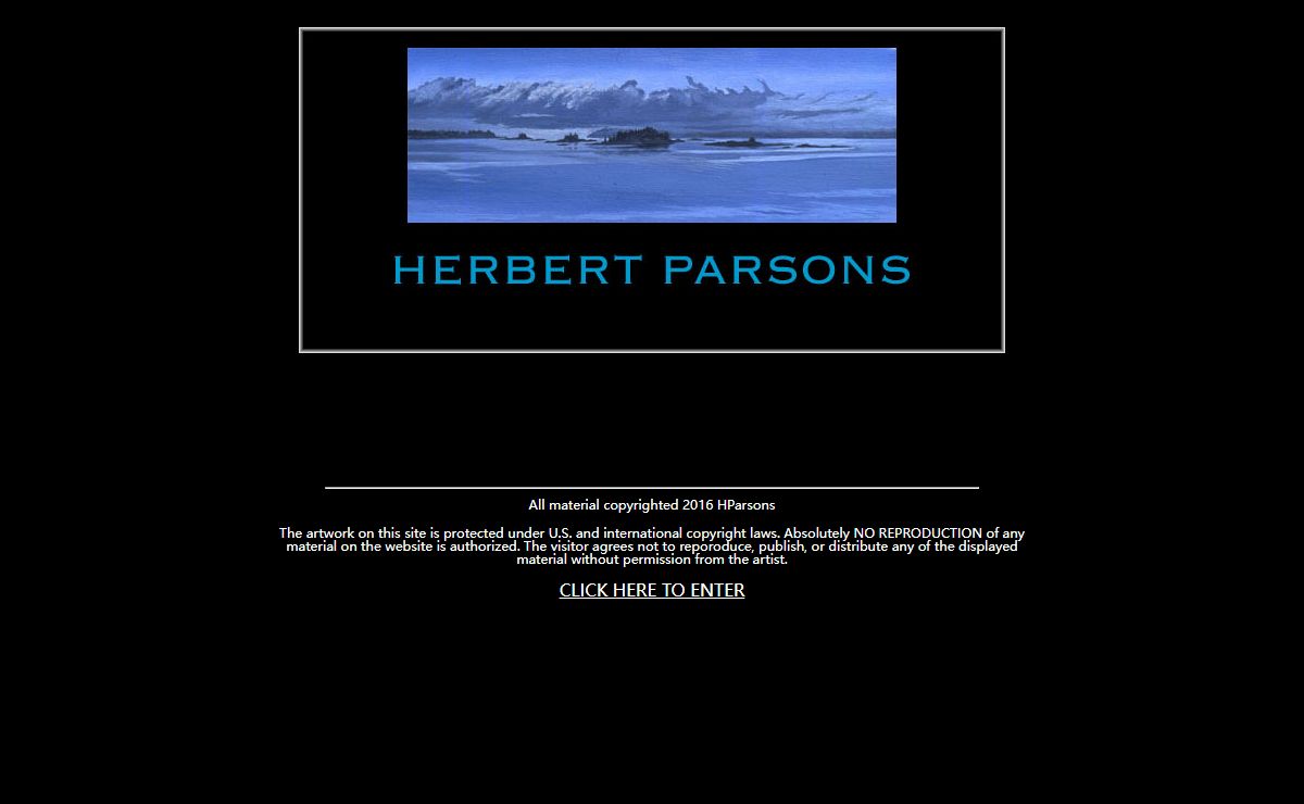 Herbert Parsons - Maine artist and writer