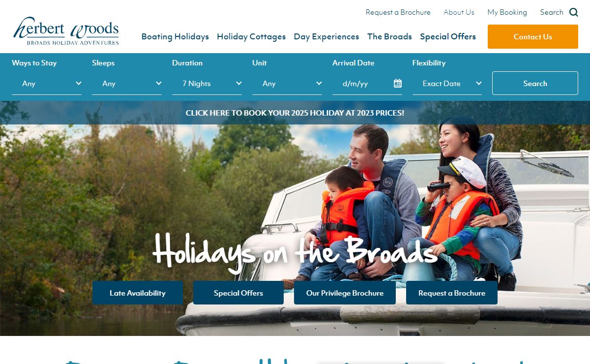 Norfolk Broads Holidays | Herbert Woods