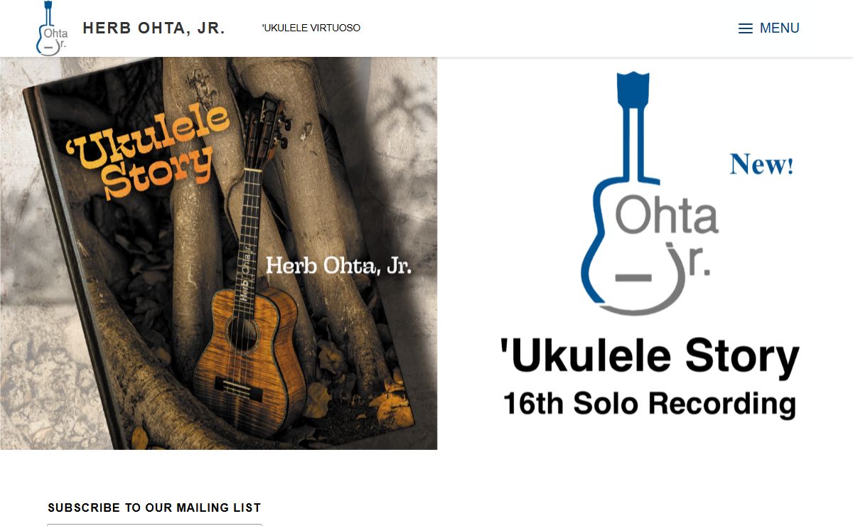 Welcome to the Official Herb Ohta, Jr. Website!