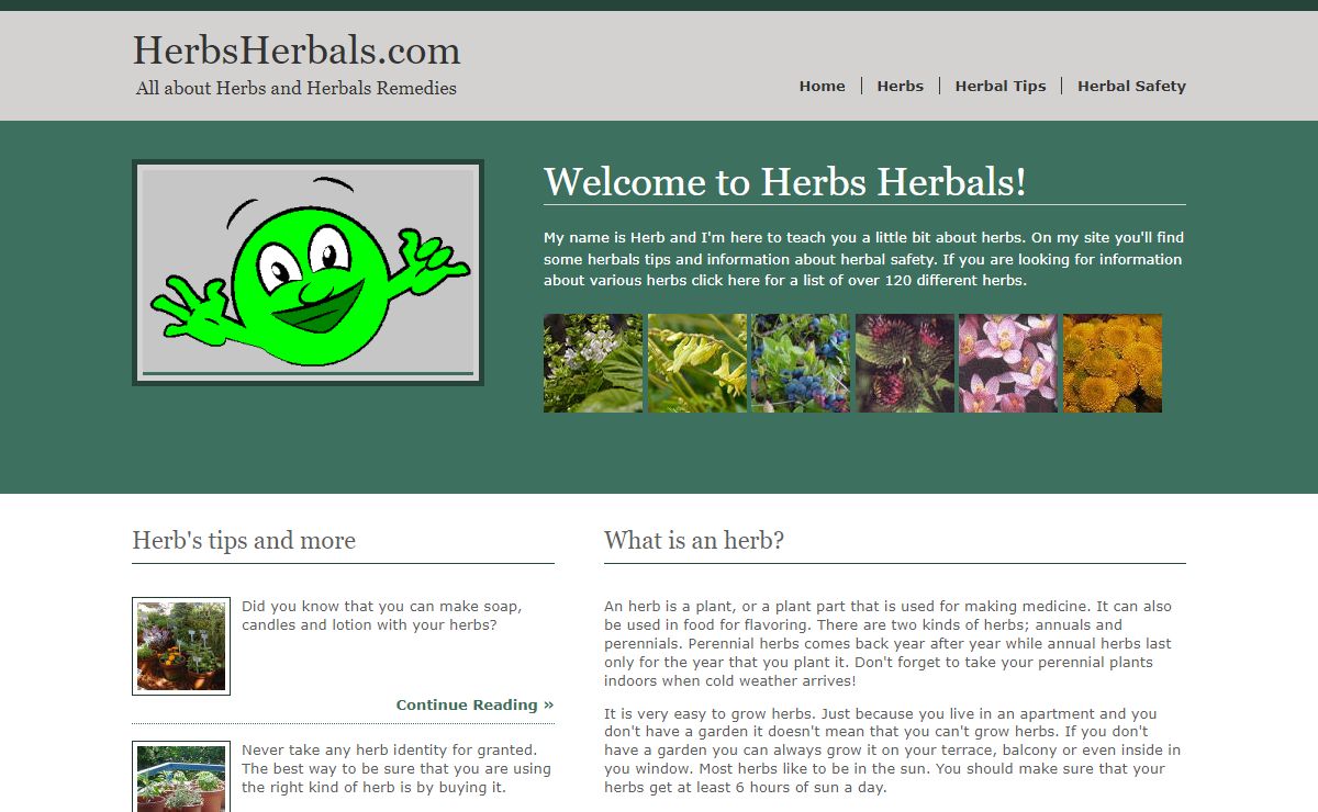 Herbs Herbals herb and herbal remedies - HerbsHerbals.com