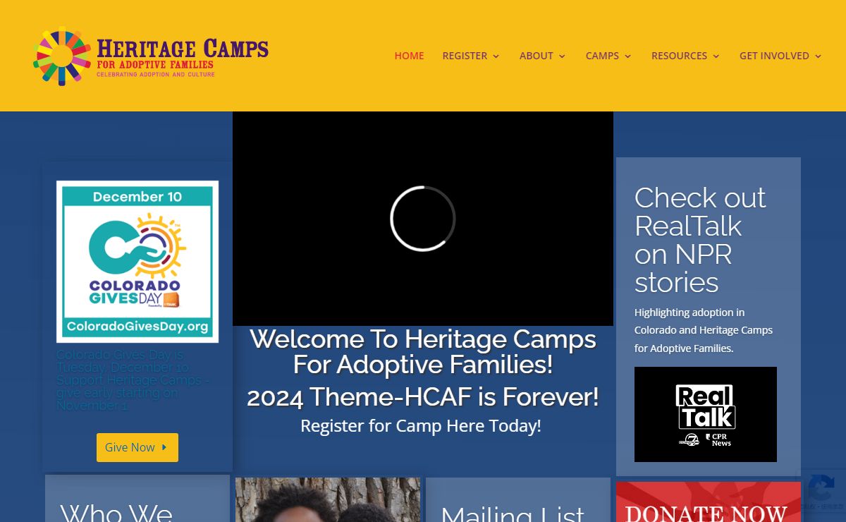 Heritage Camps For Adoptive Families | Colorado Family Camp