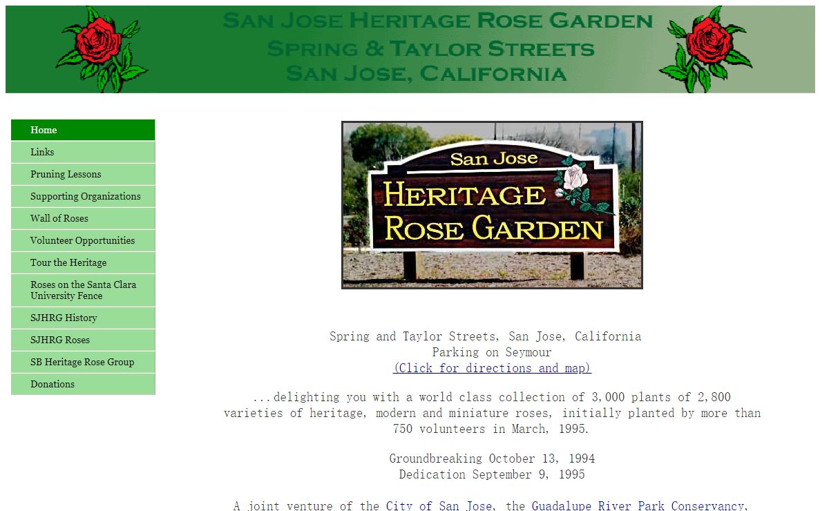 San Jose Heritage Rose Garden